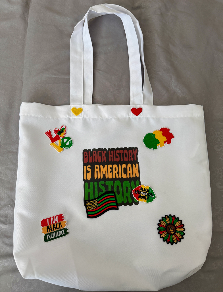 Black History Is American History Tote (Black)