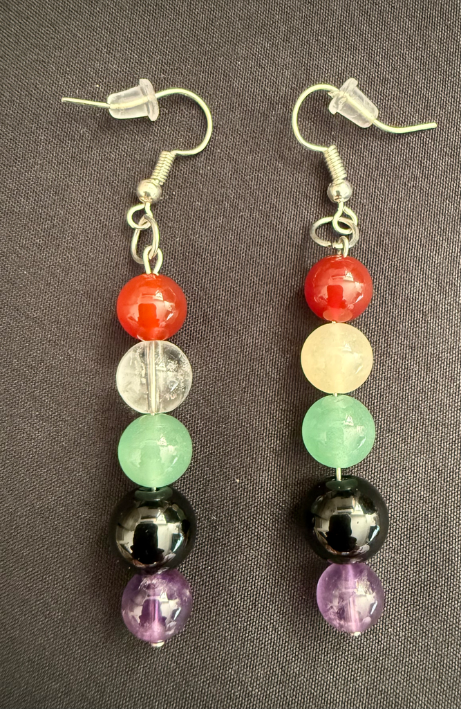 Gemstone Earrings - Chakra