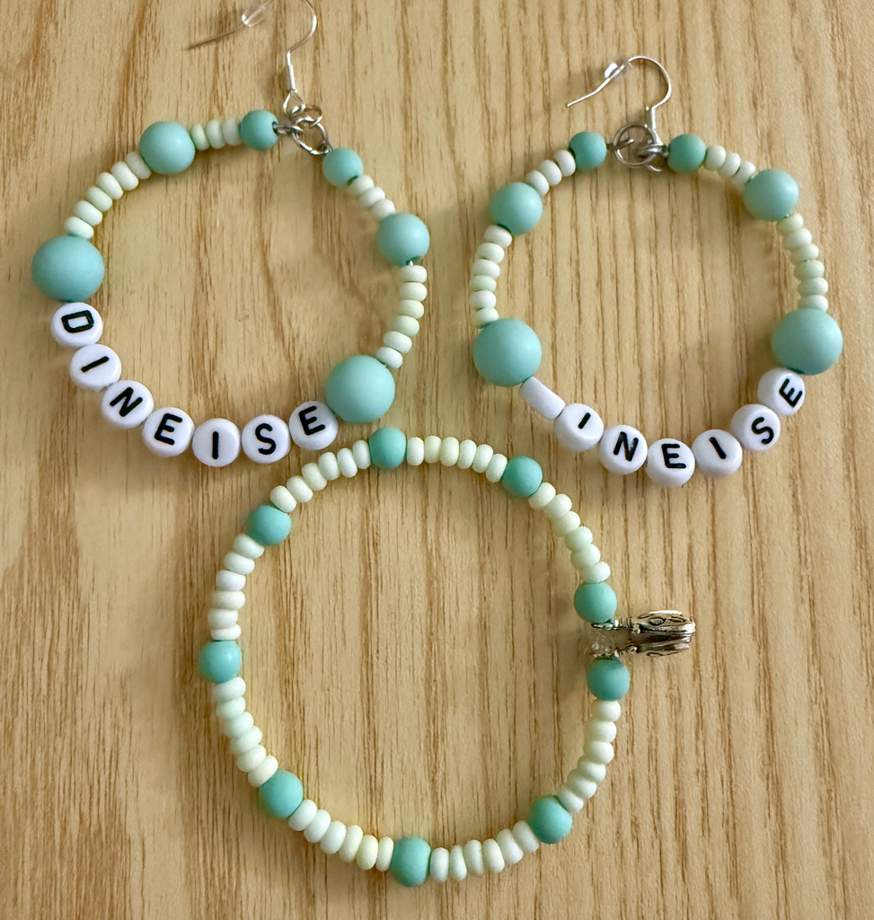Custom Earring & Bracelet Set