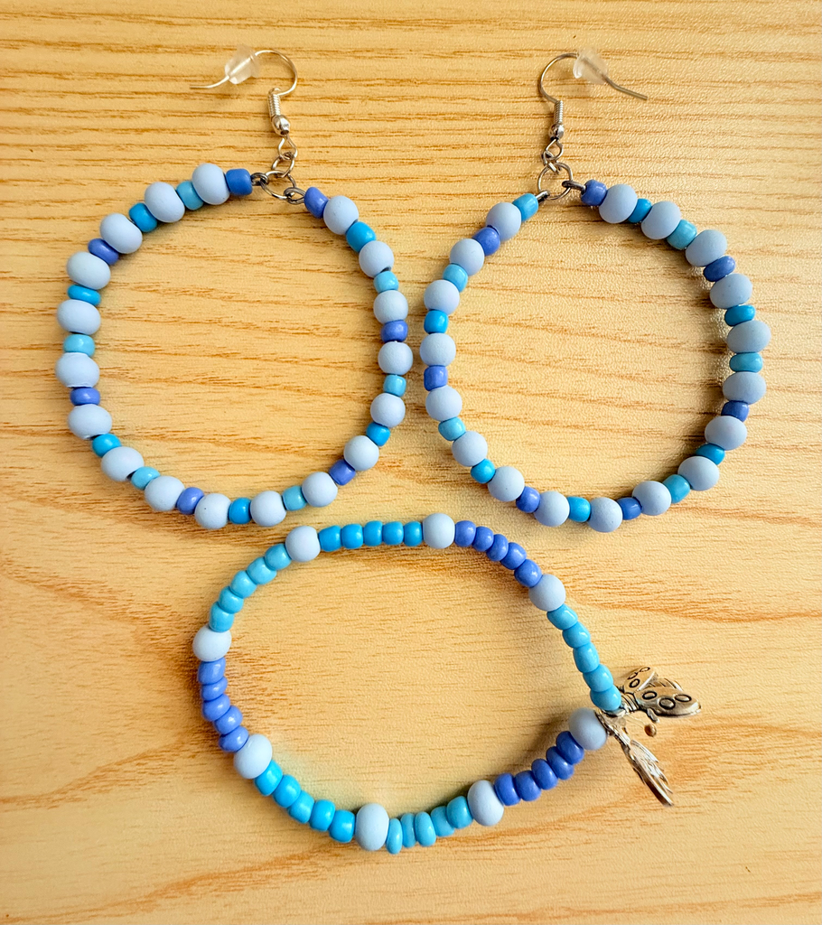 Ocean Breeze Beaded Set